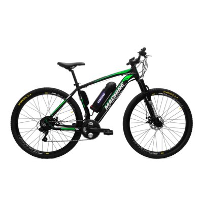 Bicicleta Elétrica Liberty Lithium 350W 36V Preto/Verde Menor preço em Bicicleta Elétrica Liberty Lithium 350W 36V Preto/Verde