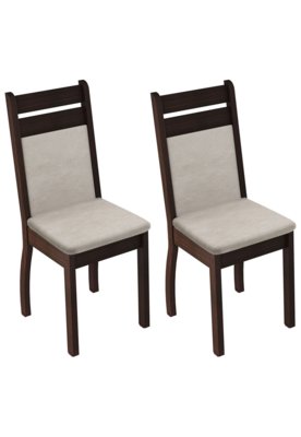 Kit 2 Cadeiras 4238X Suéde Pérola Active Madesa é boa?