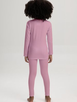 Conjunto Térmico Infantil Segunda Pele Peluciado Rosa Claro