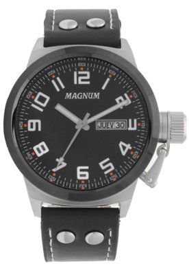 Relógio Magnum Masculino com Pulseira Prata - MA32792T - Timeland