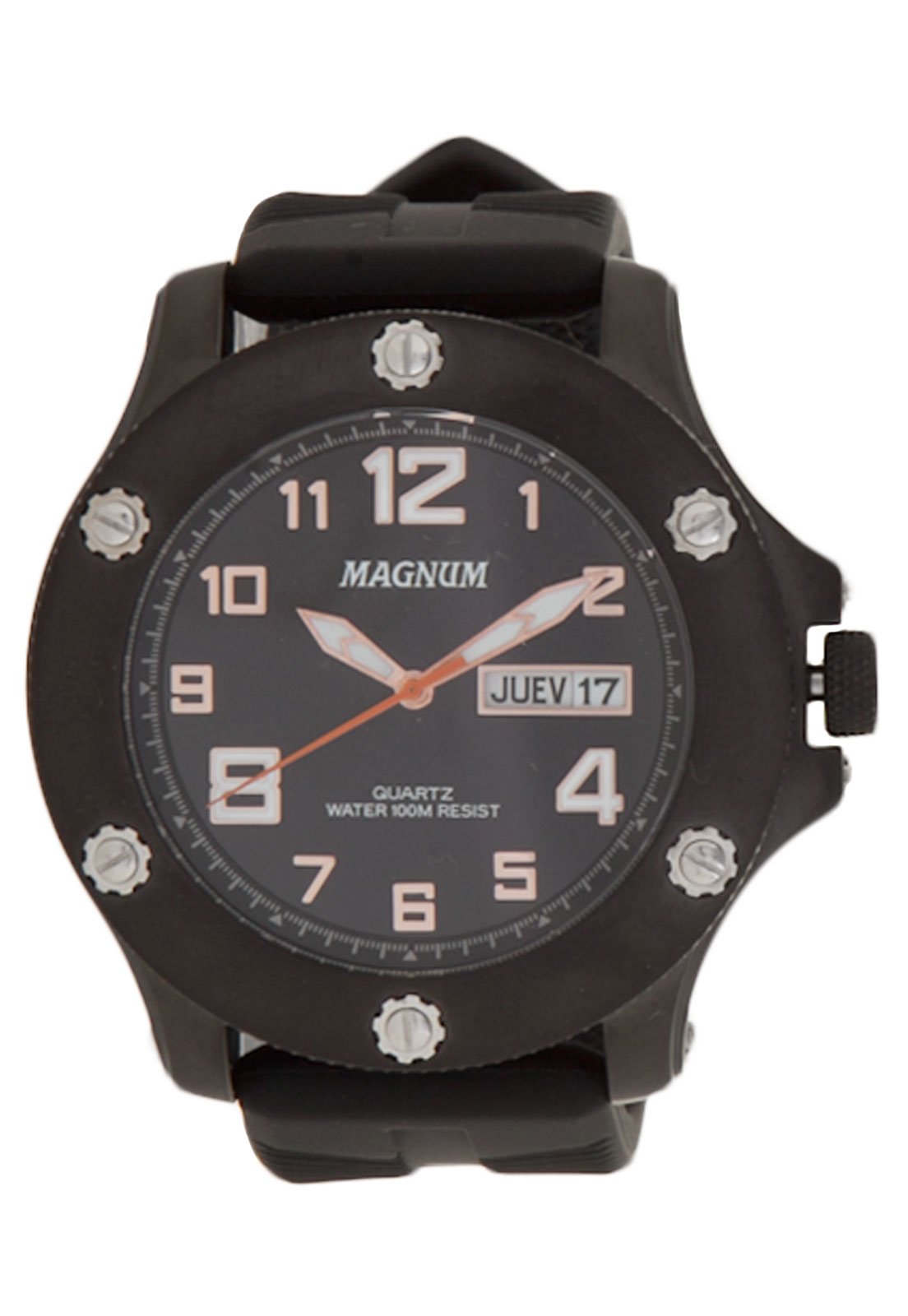 Relógio Magnum Masculino Sports MA33657P Chronograph Preto