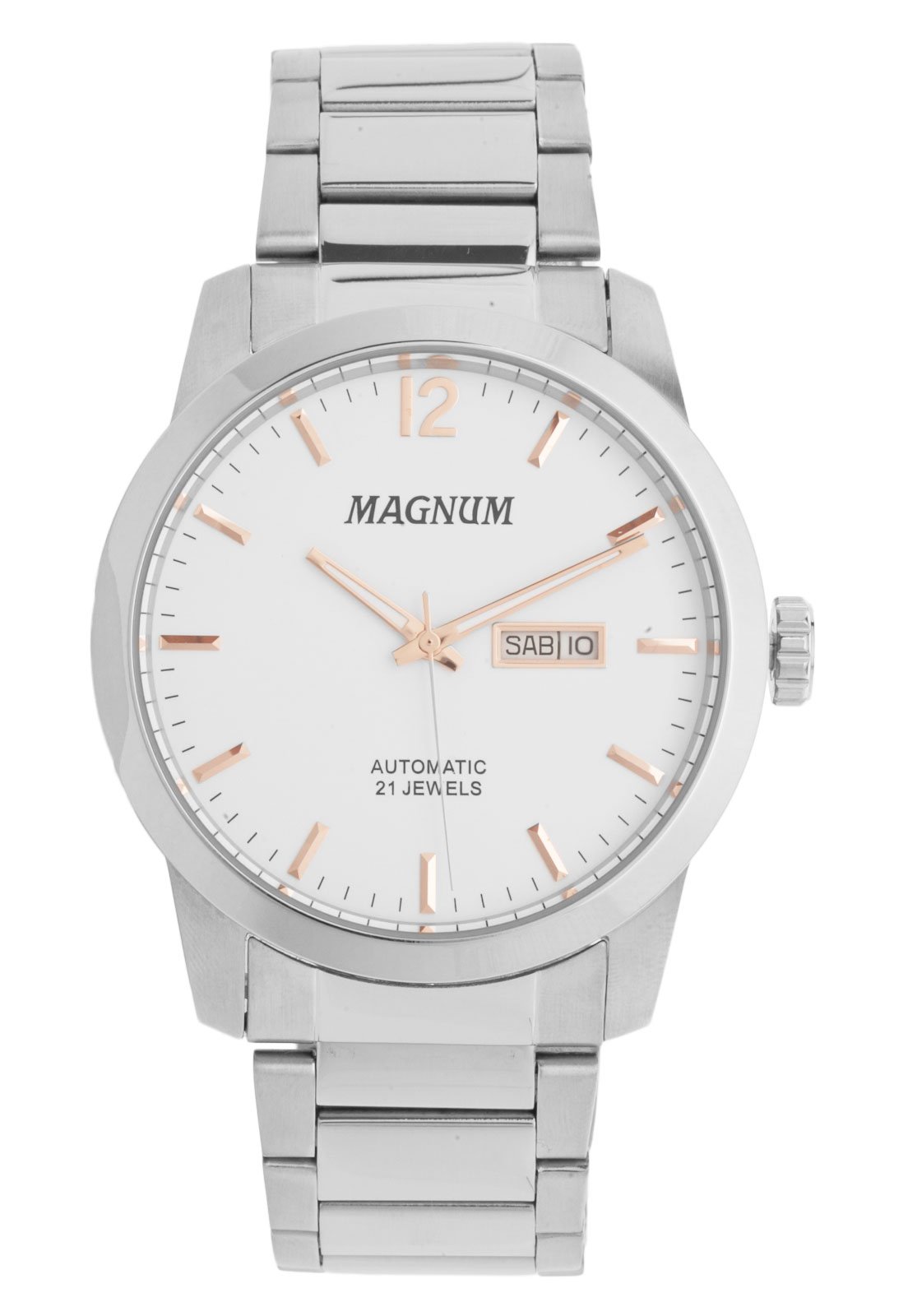 relogio magnum automatic 21 jewels