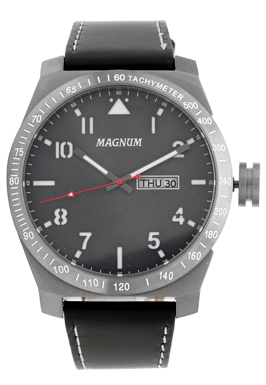 Relógio Masculino Magnum Military Prata/preto Ma34316w