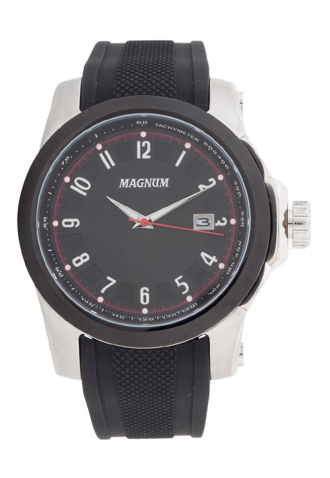 Relogio Magnum Masculino - MA34629T - Prata com Fundo Branco - Relojoaria e  Joalheria Tic Tac