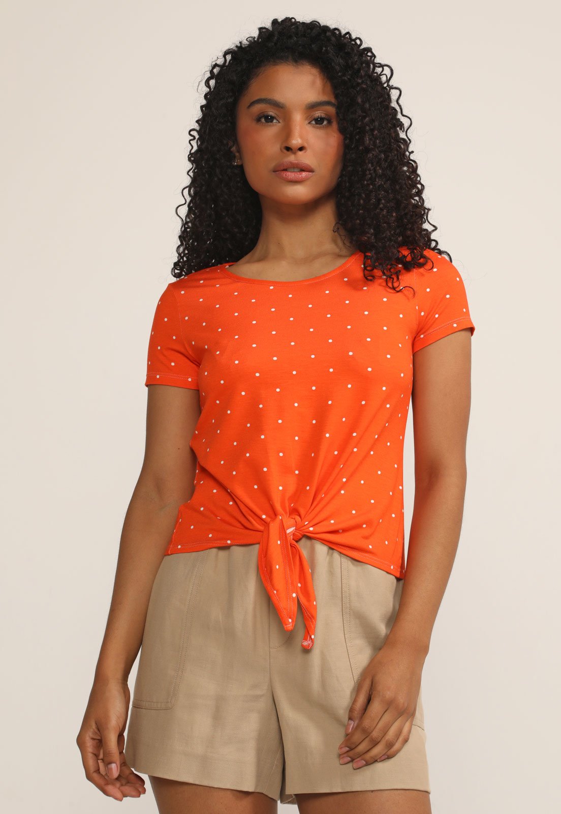 Blusa Malwee Let's Go Laranja - Compre Agora