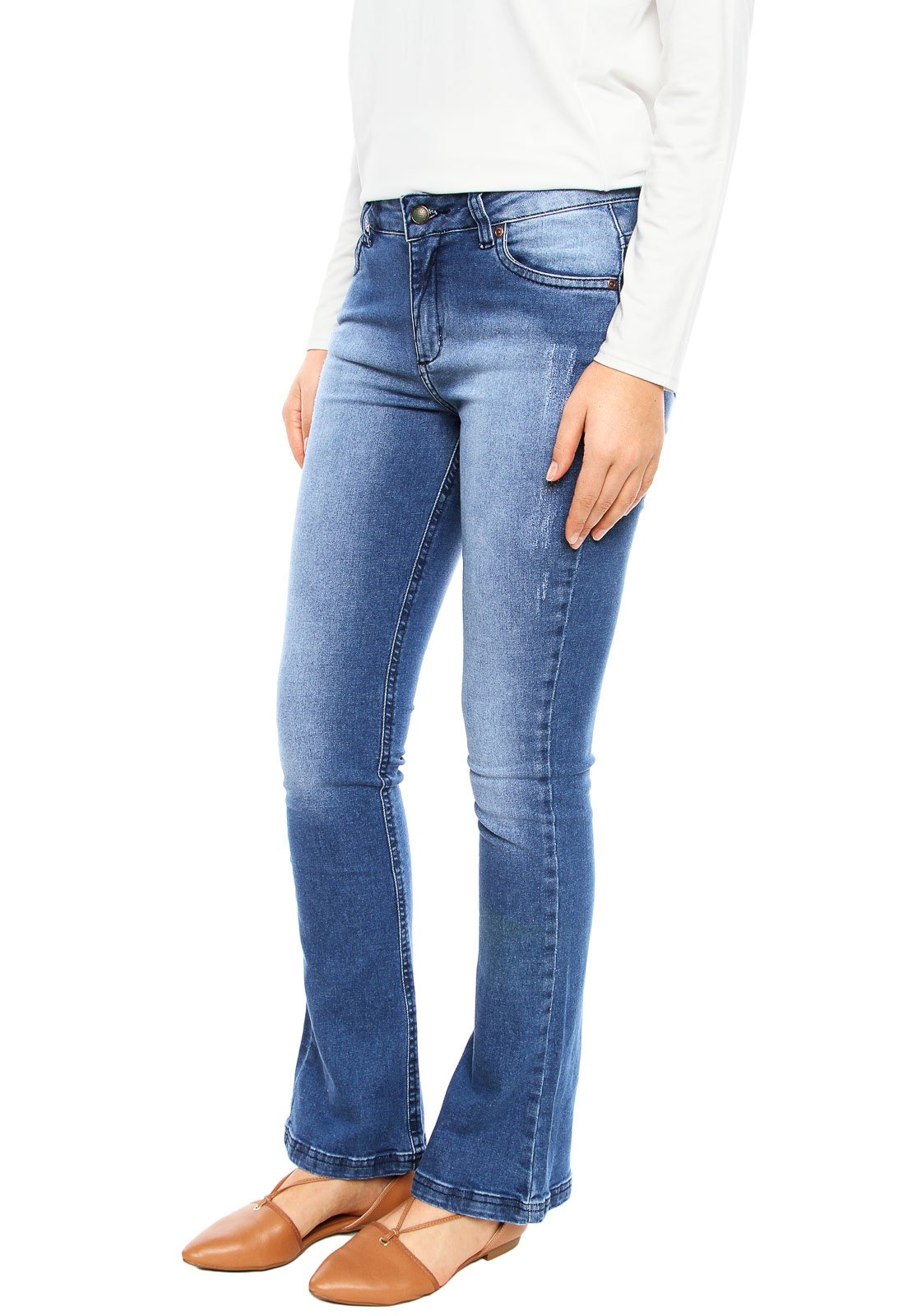 calça jeans feminina malwee