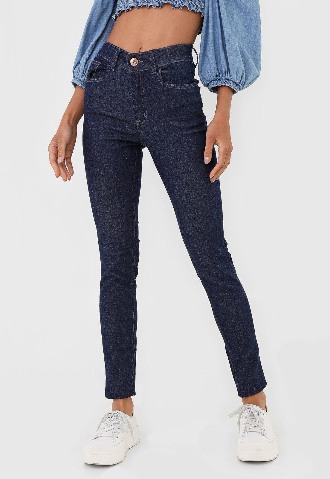 Calça Jeans Malwee Skinny Lisa Azul - Compre Agora