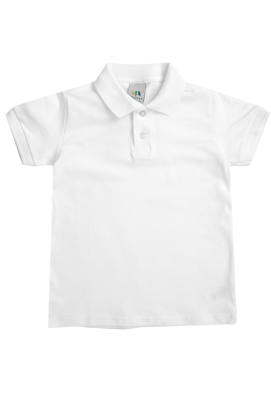 camisa polo feminina malwee branca