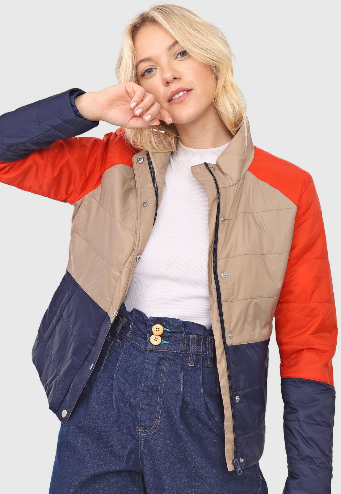 jaqueta puffer malwee