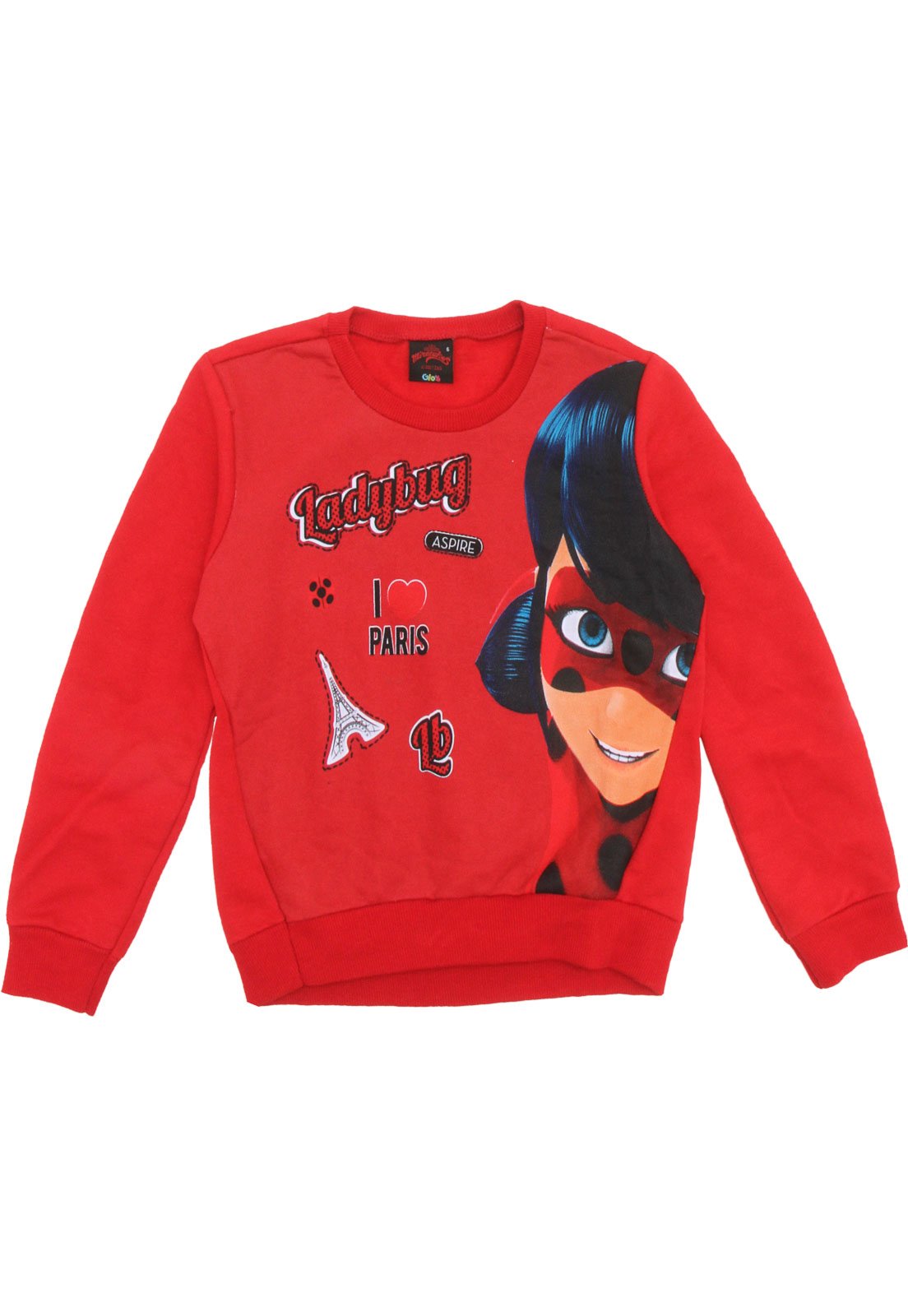 Blusão Ladybug Miraculous Infantil Malwee - BBB Family