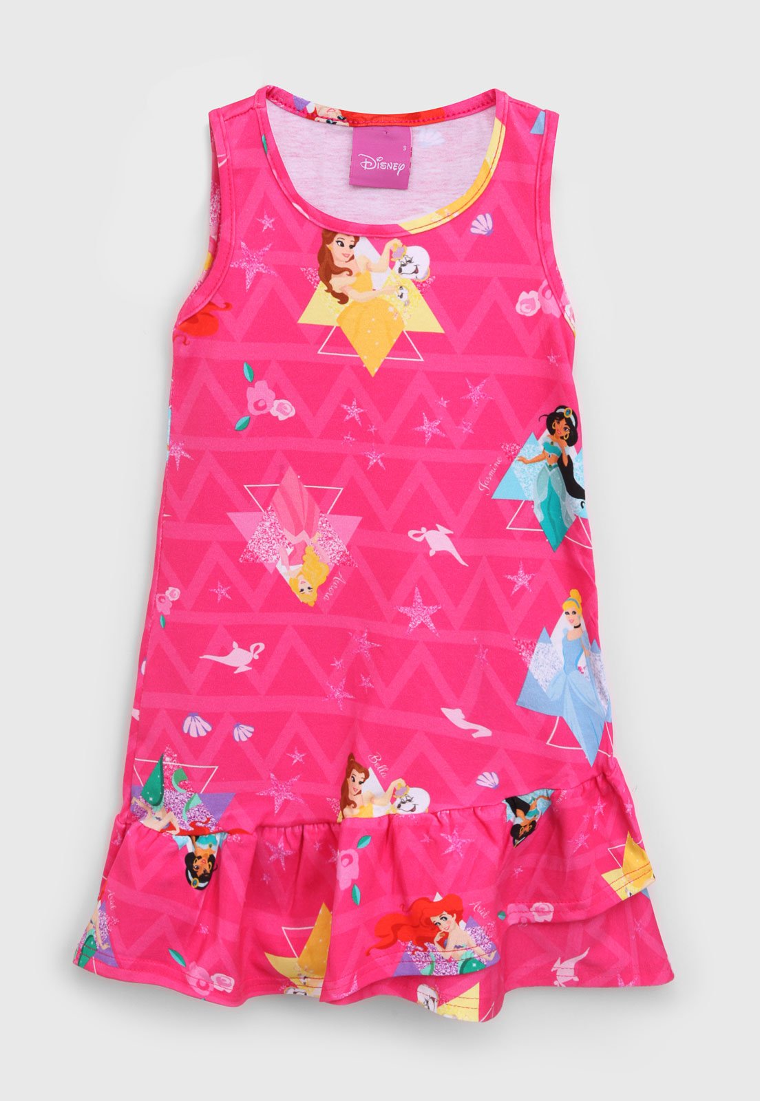 Vestido Infantil Feminino Princesinha Sofia Disney Malwee Kids em