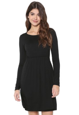 Vestido Malwee Curto Evasê Preto Menor preço em Vestido Malwee Curto Evasê Preto