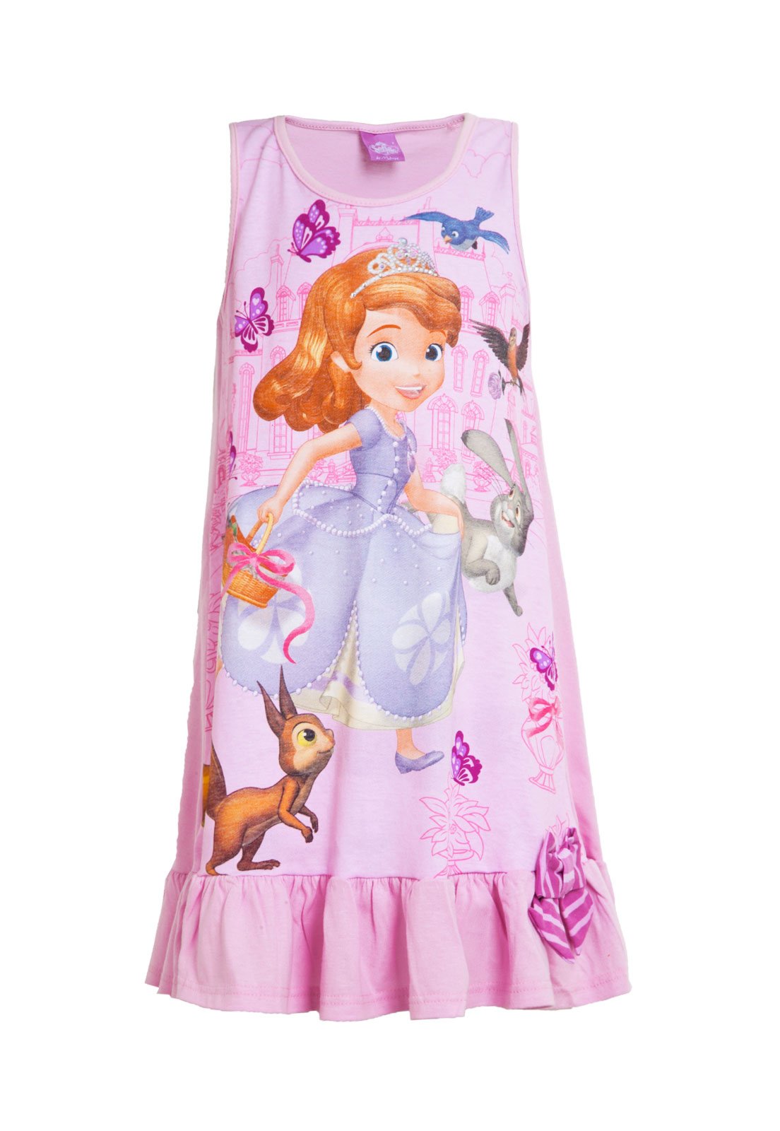 Vestido Malwee Princesinha Sofia Rosa - Compre Agora