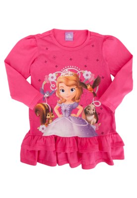 Vestido Malwee Princesinha Sofia Roxo - Compre Agora