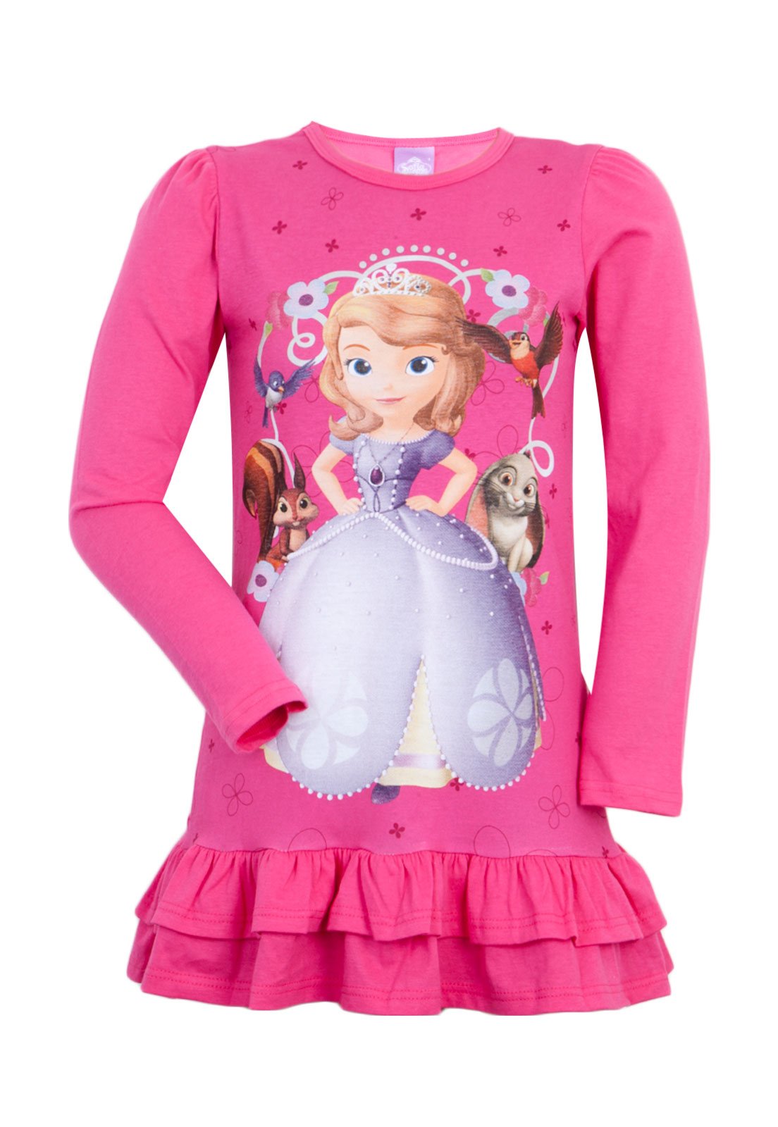 Vestido Princesinha Sofia Malwee Rosa - Compre Agora