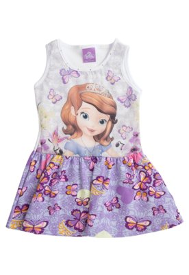 Vestido Princesinha Sofia Malwee Rosa - Compre Agora