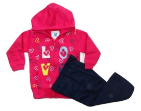 Conjunto Manabana Moletom Casaco e Calça Bebe Rosa Menor preço em Conjunto Manabana Moletom Casaco e Calça Bebe Rosa