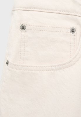 Bermuda Jeans MANGO Reta Color Off-White