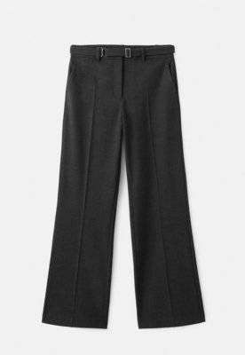 Calça Feminina Mango Modelagem Ampla Preta