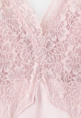 Vestido Feminino Mango Lark Detalhe em Renda Rosa