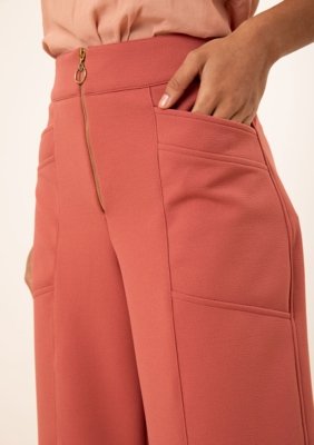 Calça Maria Valentina Reta Alta Rosa