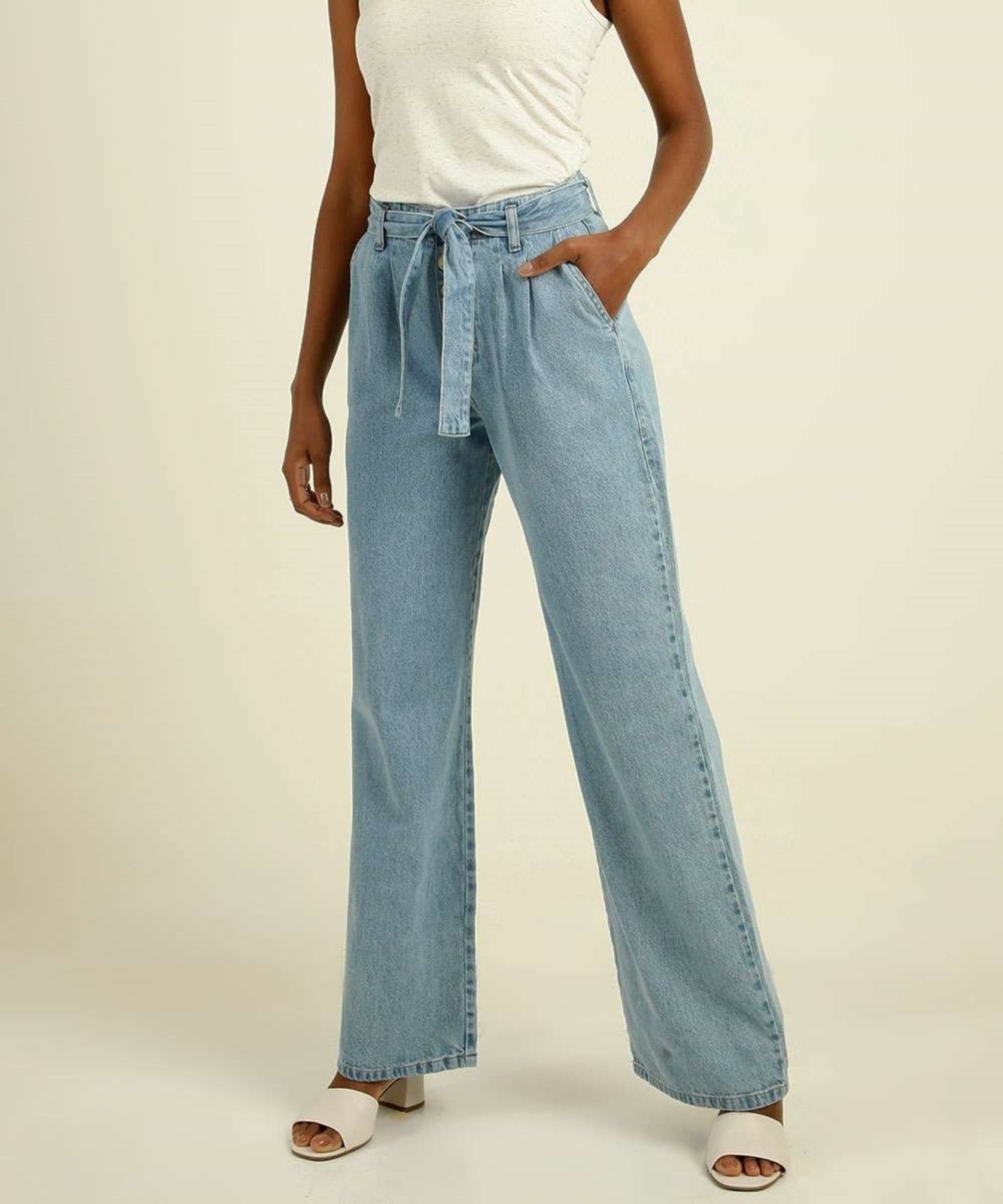 Calça jeans store feminina flare marisa