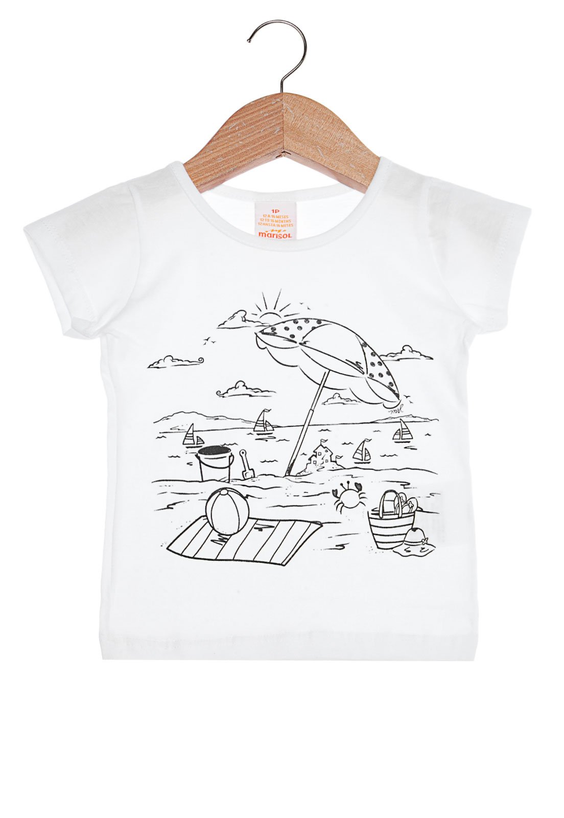 Camiseta Para Colorir Infantil