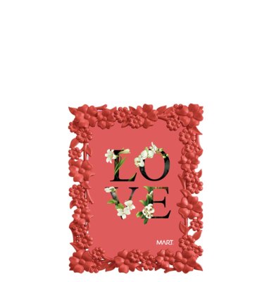 Porta Retrato Mart Love Vermelho 10x15 Menor preço em Porta Retrato Mart Love Vermelho 10x15