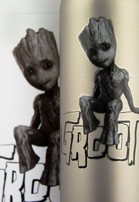 Garrafa Térmica Groot Marvel 750ml Aço Inoxidável Resistente