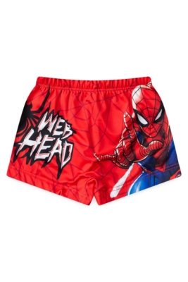 Sunga Disney Moda Praia Marvel Homem Aranha