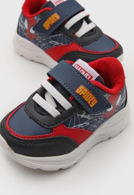 Tênis Infantil Marvel Spiderman Azul