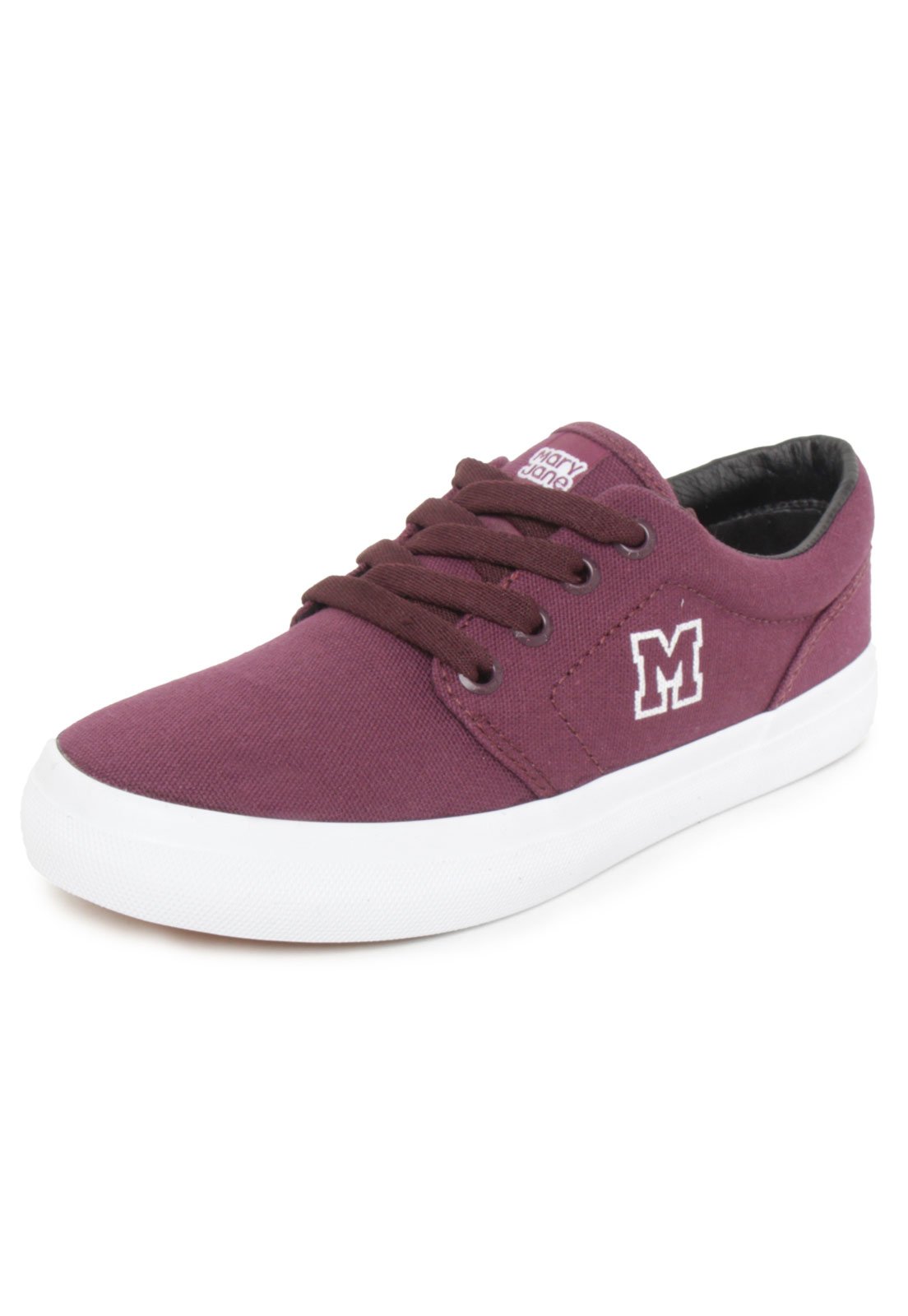 tenis mary jane bordo