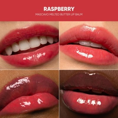 Mascavo Melted Butter Lip Balm Raspberry 10g