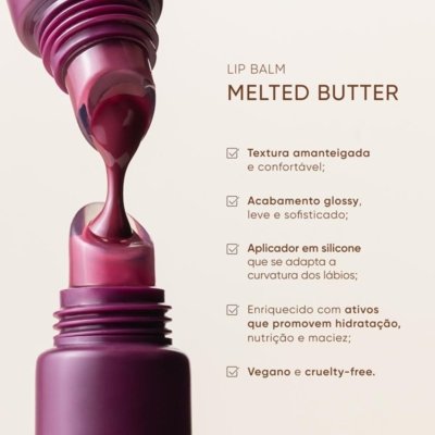 Mascavo Melted Butter Lip Balm Raspberry 10g