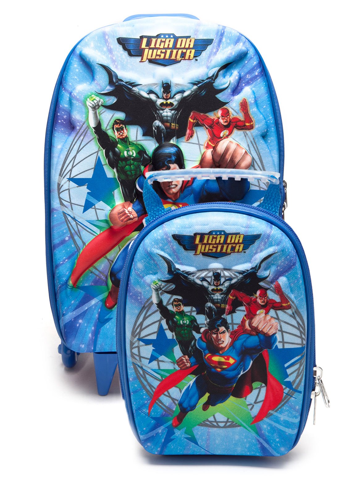 Mochila Com Rodinha, Maxtoy, Batman, Liga da Justiça