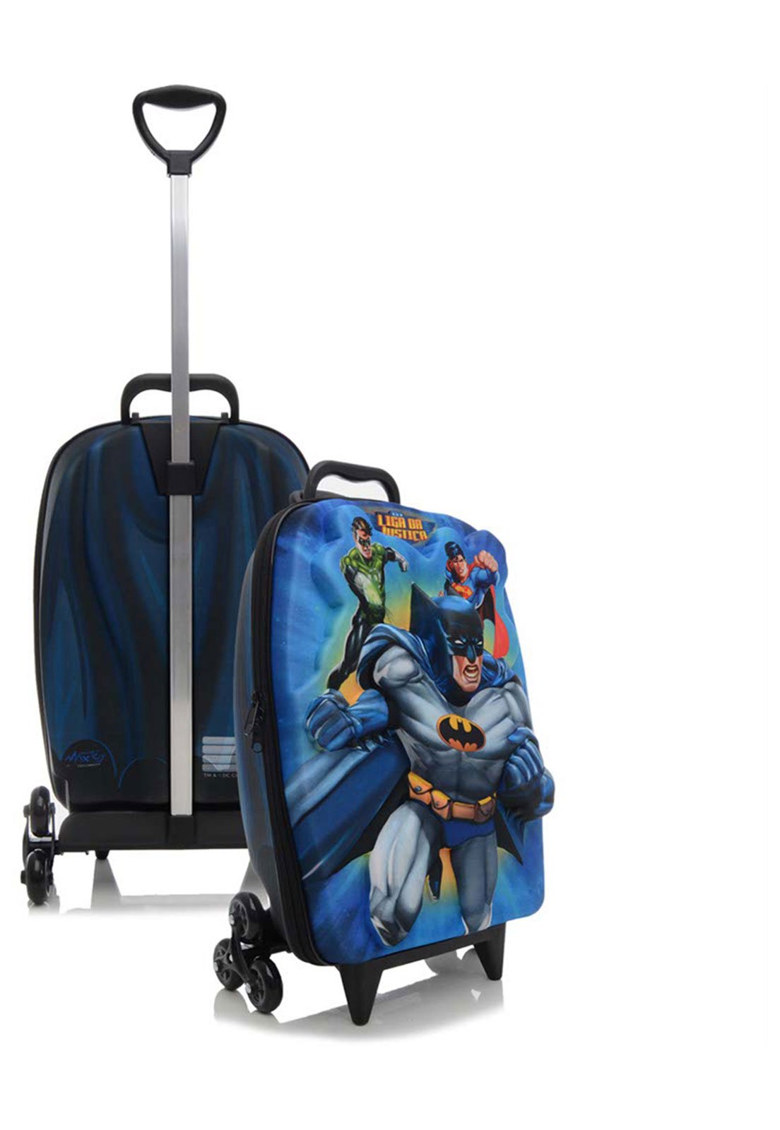 Mochila Com Rodinha, Maxtoy, Batman, Liga da Justiça