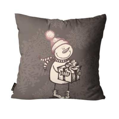 Capas para Almofada Premium Cetim Mdecore Natal Boneco de Neve Chumbo 45x45cm é boa?