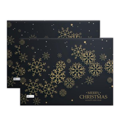 Jogo Americano Mdecore Feliz Natal 40x28cm Preto 2pçs Menor preço em Jogo Americano Mdecore Feliz Natal 40x28cm Preto 2pçs