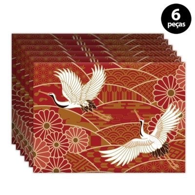 Jogo Americano Mdecore Grou 40x28cm Bordô 6pçs Menor preço em Jogo Americano Mdecore Grou 40x28cm Bordô 6pçs