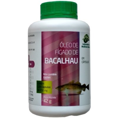 Cápsulas de Óleo de Fígado de Bacalhau Medinal 42g Menor preço em Cápsulas de Óleo de Fígado de Bacalhau Medinal 42g
