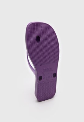 Chinelo Melissa Logo Roxa
