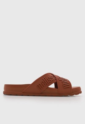 Rasteira Aberta Feminina Melissa Terracota