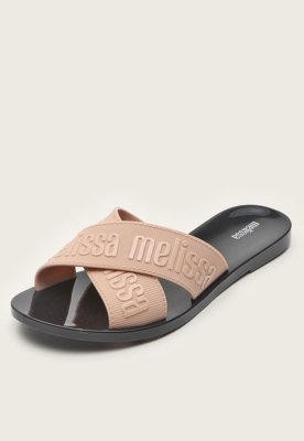 Rasteira Melissa M Lover Slide Ad Bege