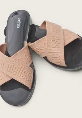 Rasteira Melissa M Lover Slide Ad Bege