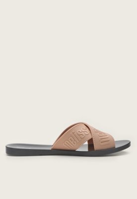 Rasteira Melissa M Lover Slide Ad Bege
