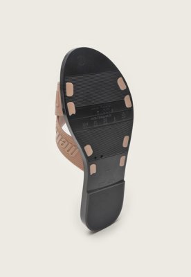 Rasteira Melissa M Lover Slide Ad Bege