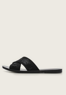 Rasteira Melissa M Lover Slide Ad Preto
