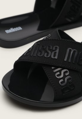 Rasteira Melissa M Lover Slide Ad Preto