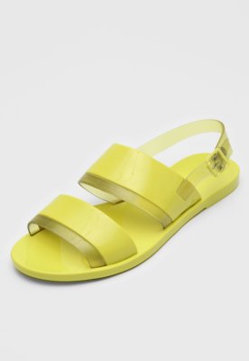 Rasteira Melissa Quartz Sandal Amarela Compre Agora Dafiti Brasil