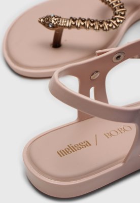 Rasteira Melissa Solar + Bo.Bo Rosa